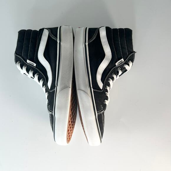 Vans Old Skool Canvas Suede Hi Top Skate Sneakers Shoes Black 507698 Women 7.5 - Picture 7 of 13